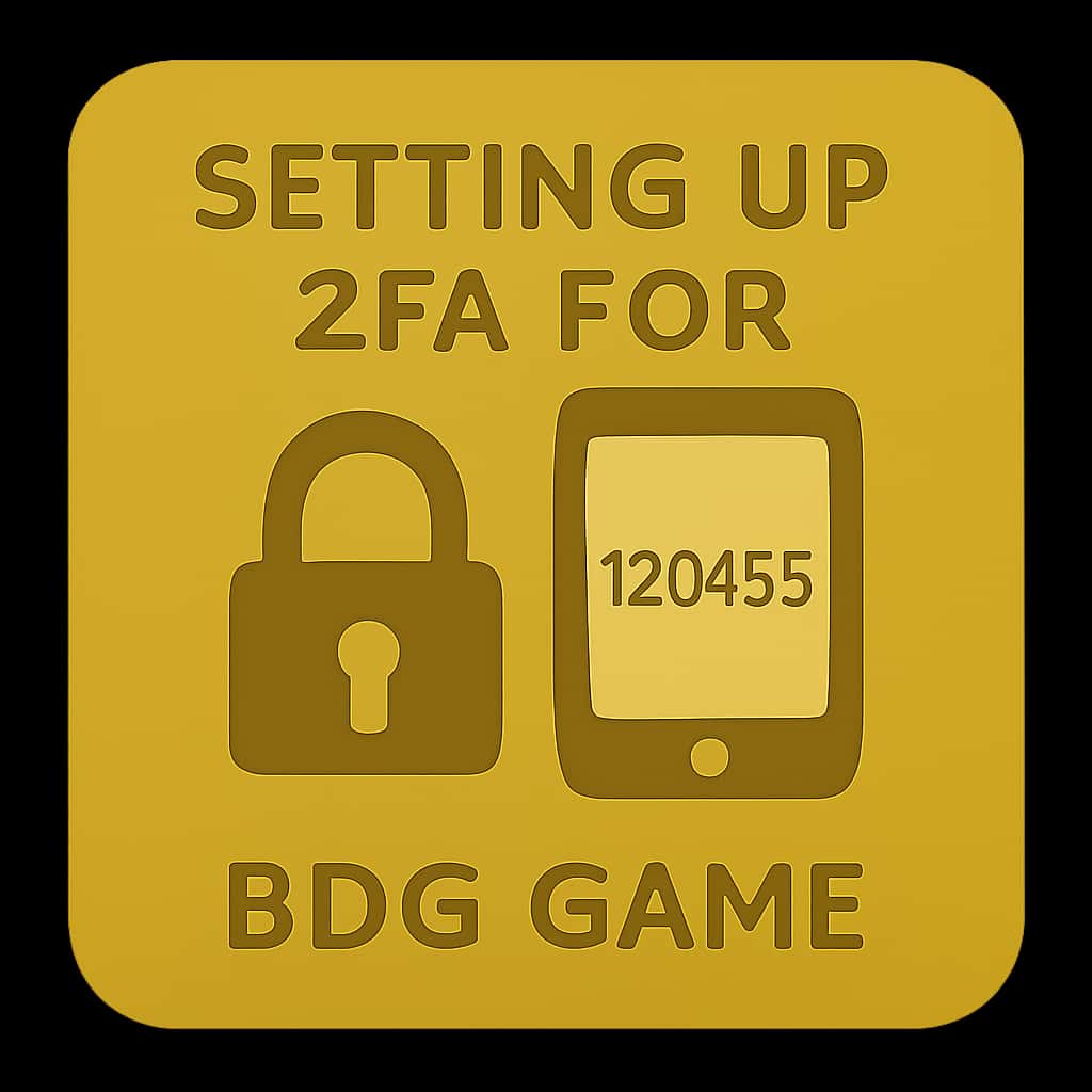 An icon illustrating two-factor authentication for BDG Game.