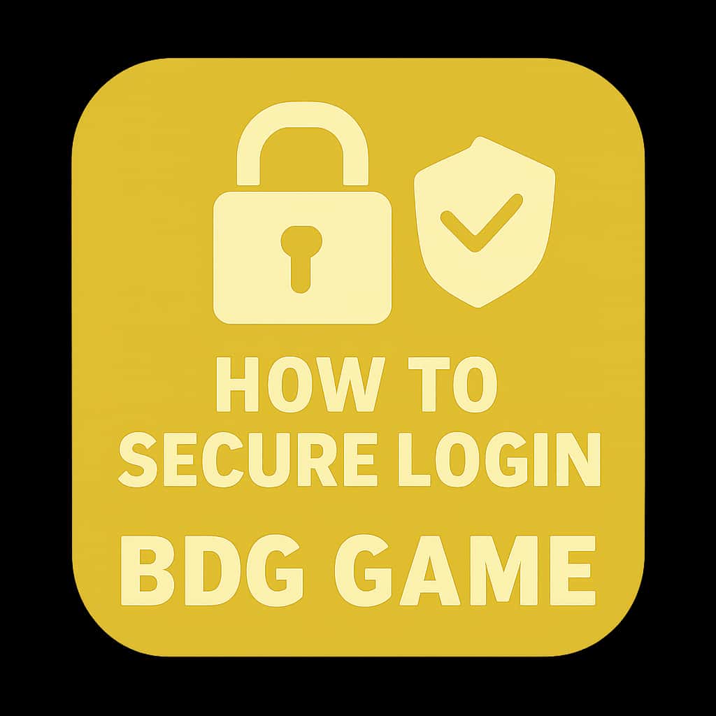 An icon symbolizing online security for BDG Game login.
