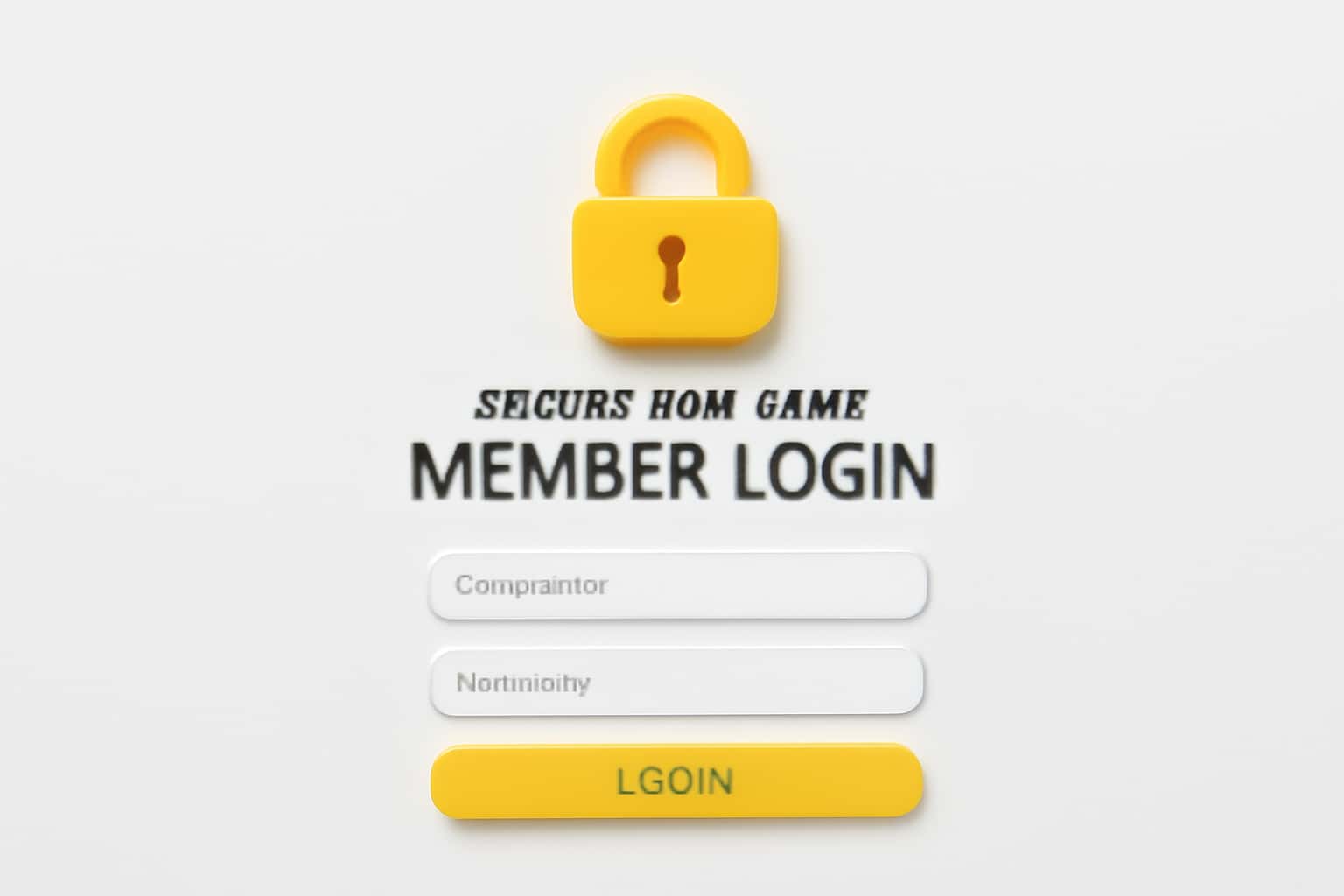 Secure BDG Game Member Login Interface